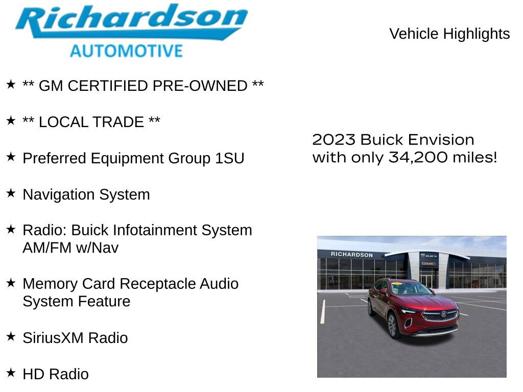 Used 2023 Buick Envision Avenir AWD/4WD image 10