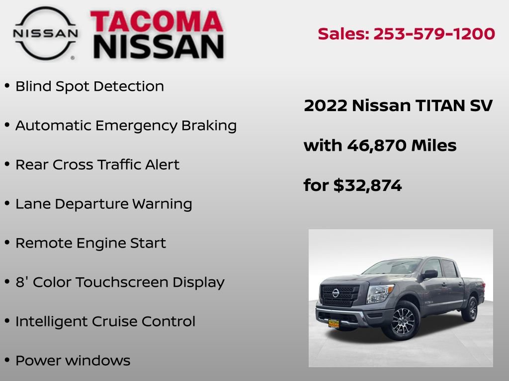 Used 2022 Nissan Titan SV AWD/4WD image 6