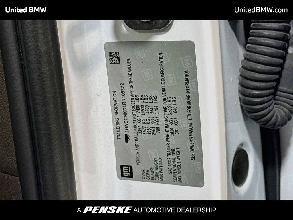Used 2024 Chevrolet Tahoe LT w/ LT Signature Package RWD image 22