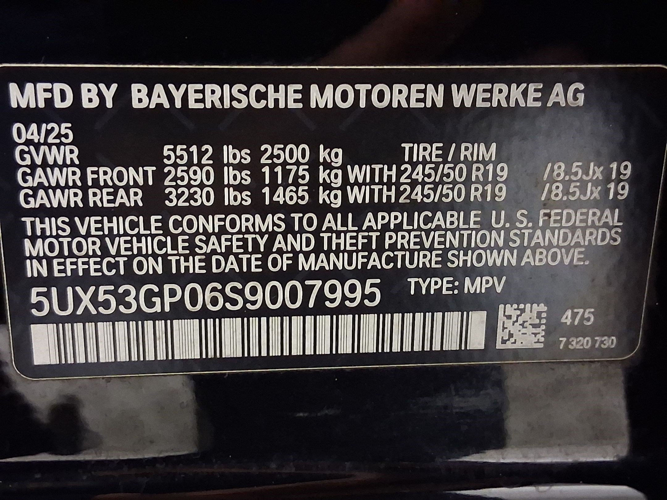 Used 2025 BMW X3 xDrive30i w/ Convenience Package AWD/4WD image 18