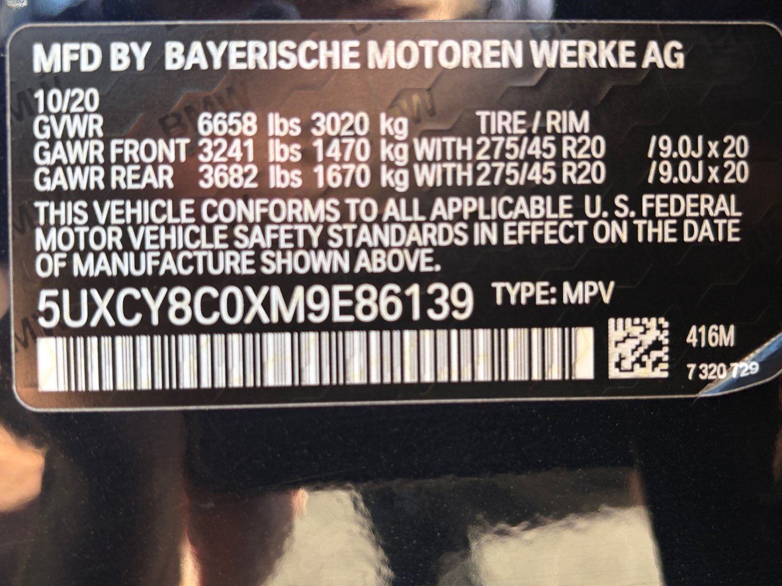 Used 2021 BMW X6 M50i w/ Dynamic Handling Package AWD/4WD image 32