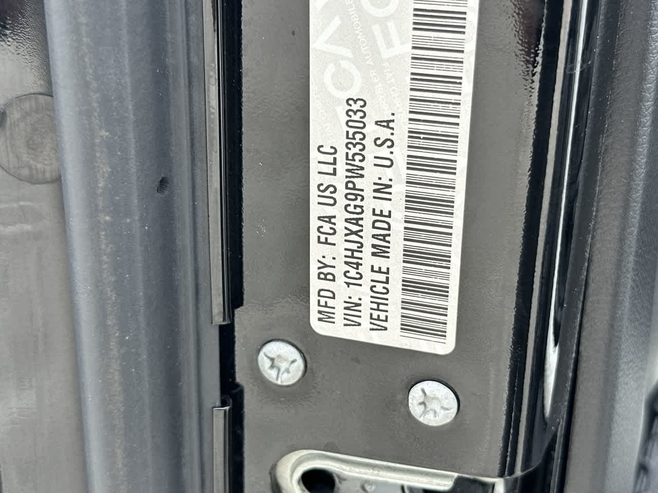 Certified 2023 Jeep Wrangler Sport AWD/4WD image 5