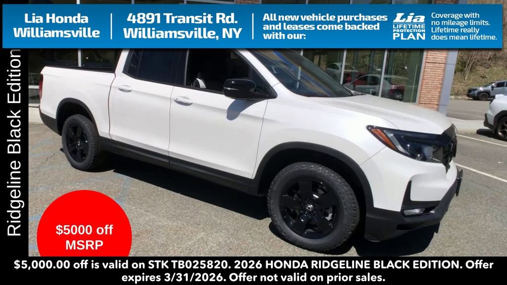 New 2026 Honda Ridgeline Black Edition image 2