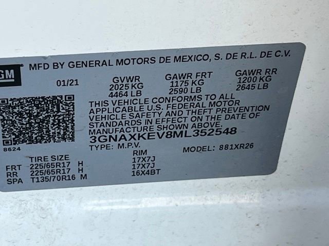Used 2021 Chevrolet Equinox LT FWD image 36