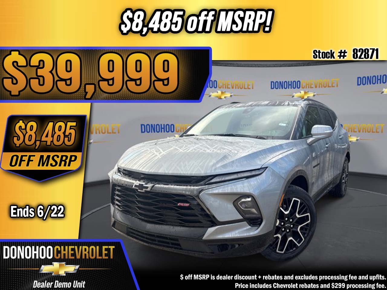 New 2026 Chevrolet Blazer RS