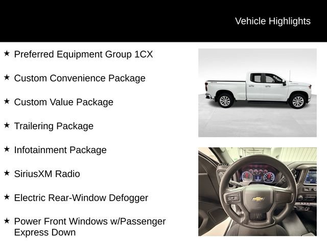 Certified 2019 Chevrolet Silverado 1500 Custom w/ Custom Value Package AWD/4WD image 16