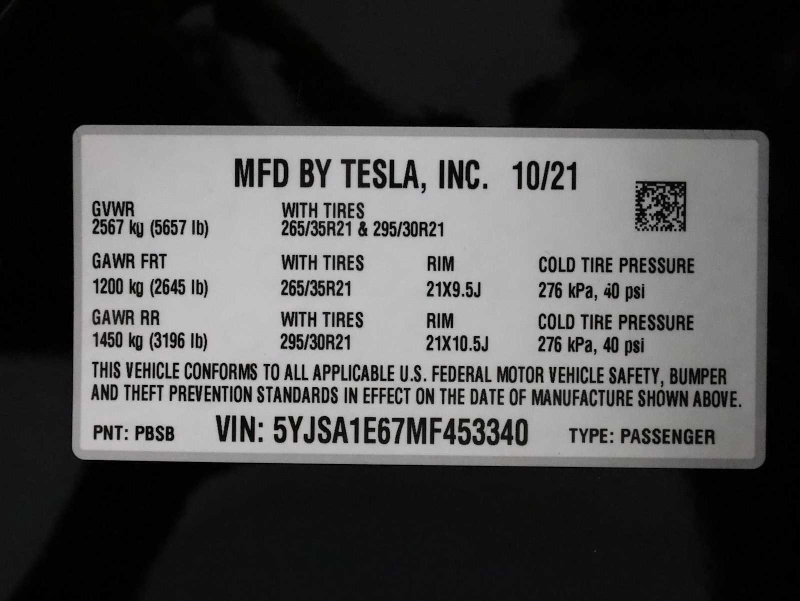 Used 2021 Tesla Model S Plaid AWD/4WD image 41