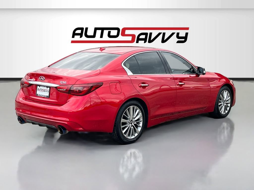 Used 2023 INFINITI Q50 Luxe w/ Cargo Package RWD image 7
