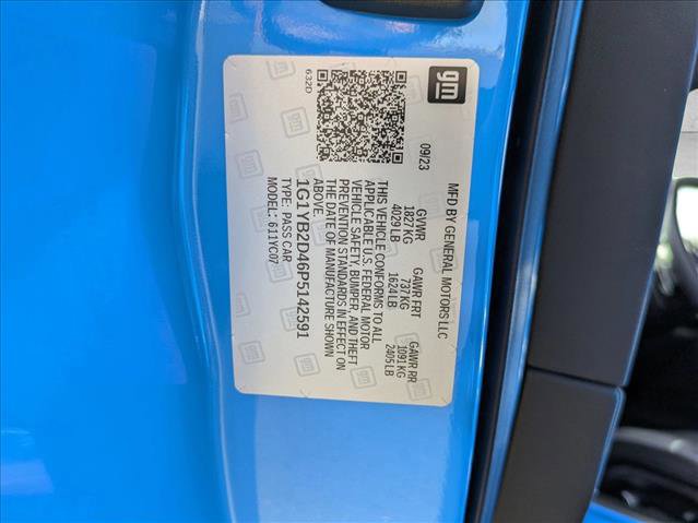 Used 2023 Chevrolet Corvette Stingray Preferred Cpe w/ Engine Appearance Package image 22