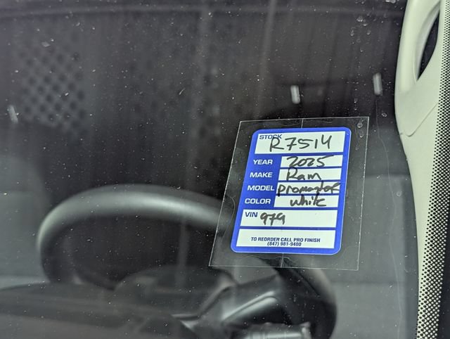 Used 2025 RAM ProMaster 2500 w/ U-Haul Equipment Group FWD image 27