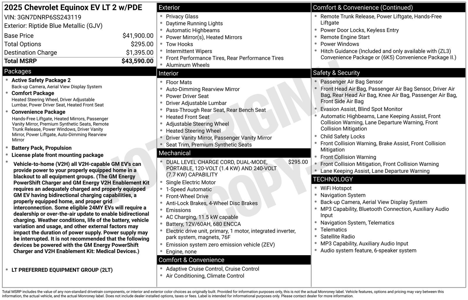 Used 2025 Chevrolet Equinox EV LT FWD image 4