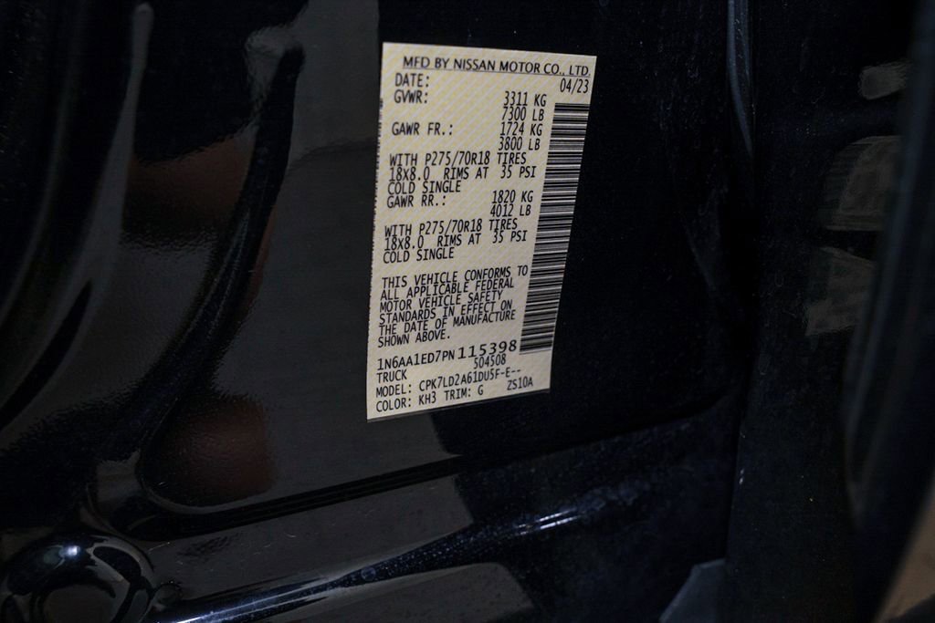 Certified 2023 Nissan Titan PRO-4X w/ Pro-4x Convenience Package image 22