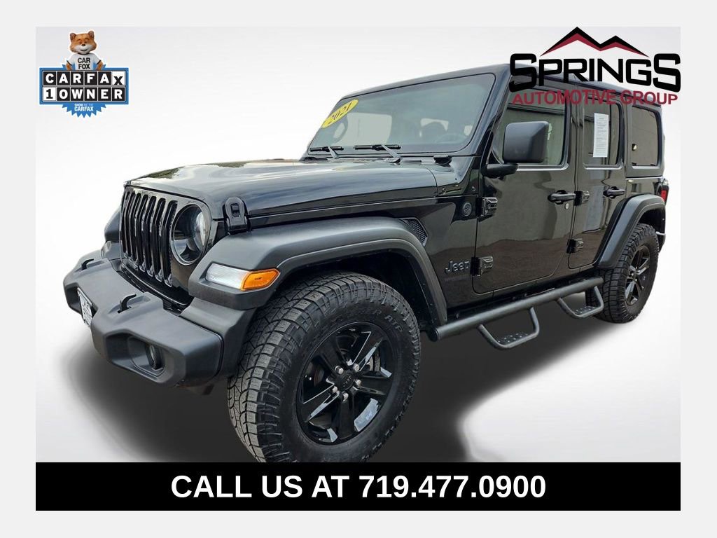 Used 2021 Jeep Wrangler Unlimited Sport w/ Technology Group
