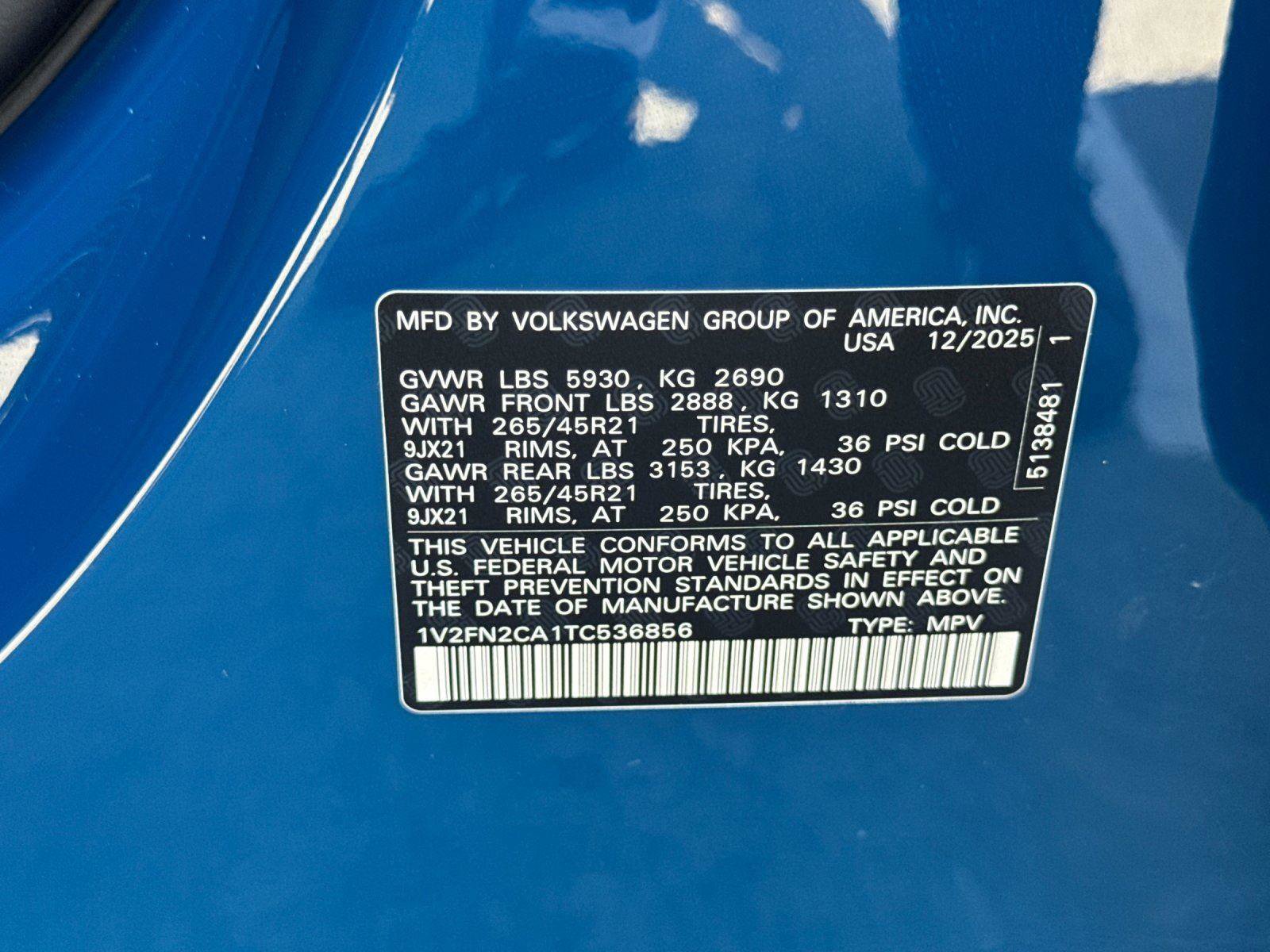 New 2026 Volkswagen Atlas SEL Premium R-Line AWD/4WD image 28