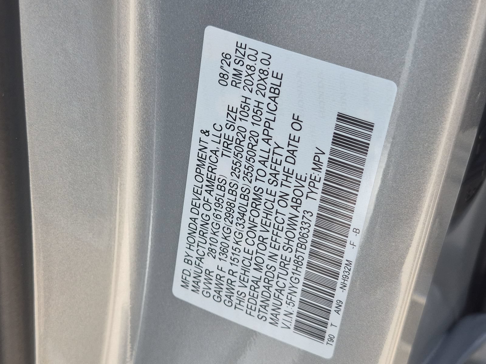 New 2026 Honda Pilot Elite image 25