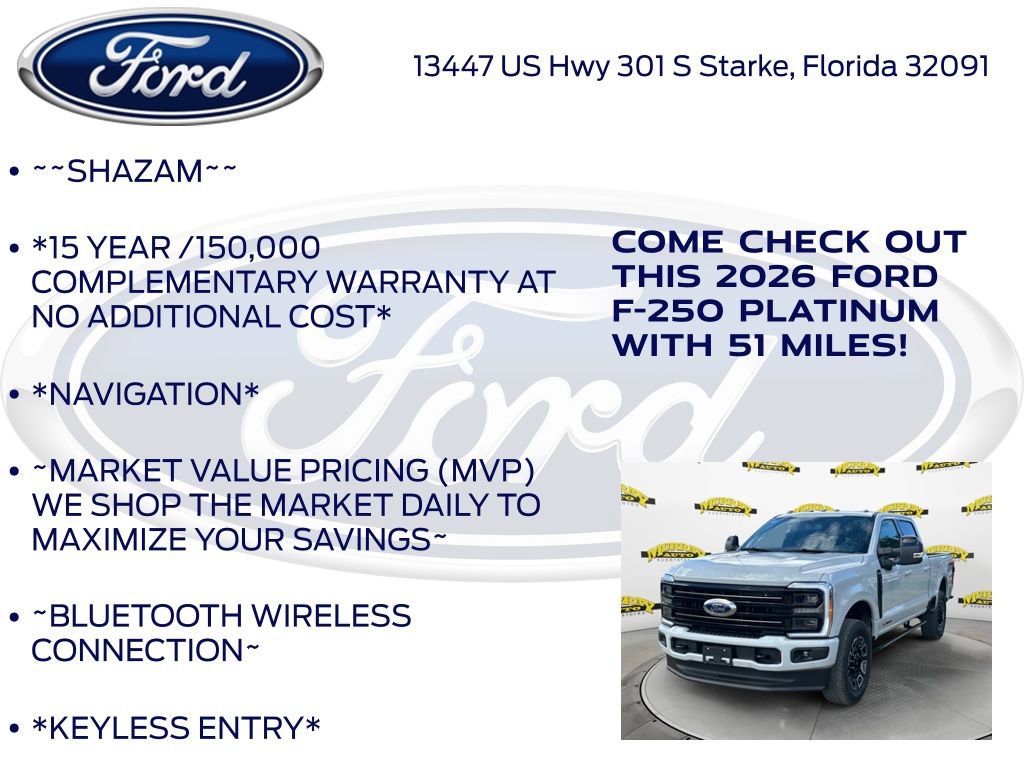 New 2026 Ford F250 Platinum image 5