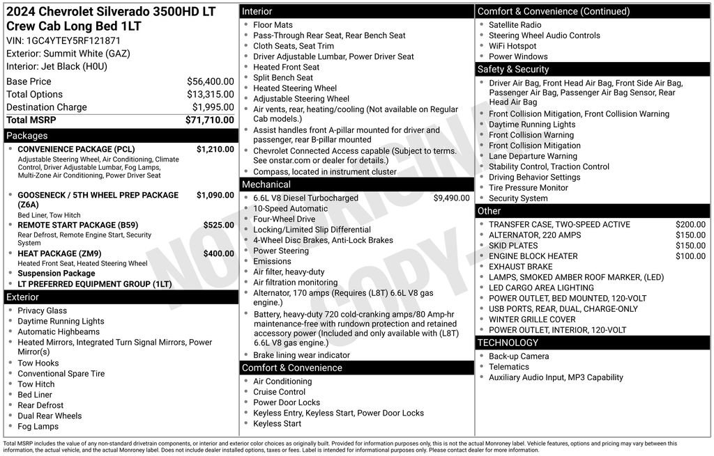 Used 2024 Chevrolet Silverado 3500 LT w/ Convenience Package image 15