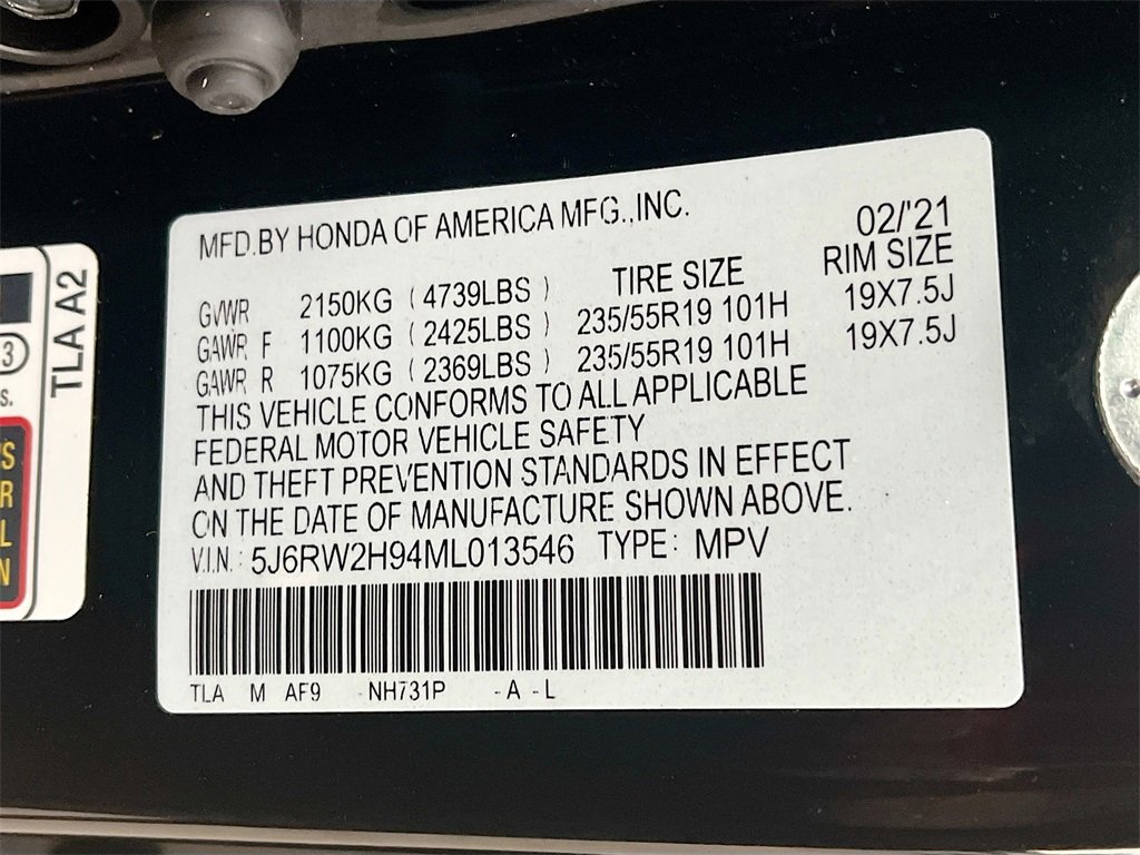 Used 2021 Honda CR-V Touring image 29