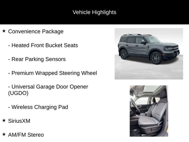 Certified 2024 Ford Bronco Sport Big Bend w/ Convenience Package image 10