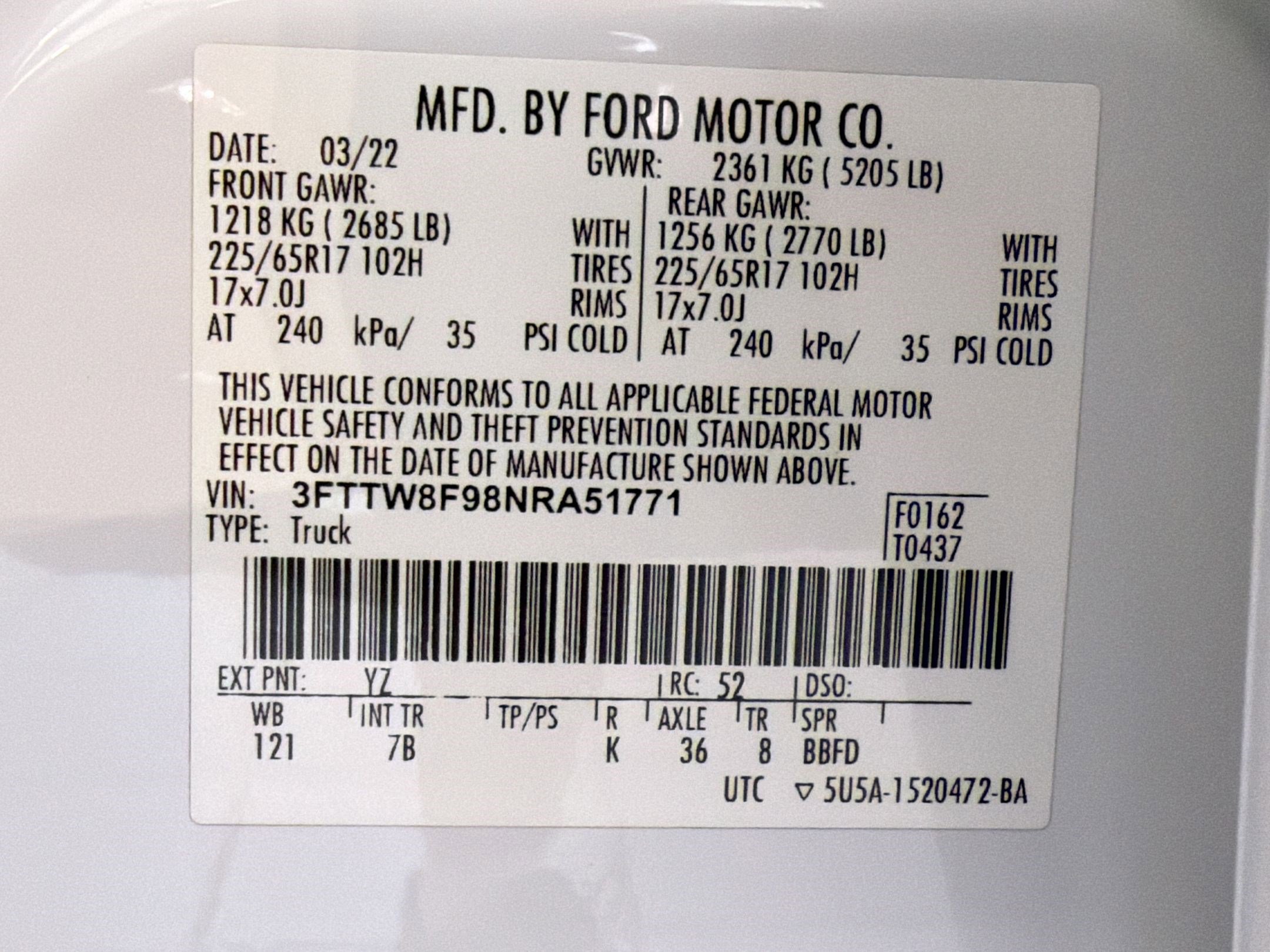 Used 2022 Ford Maverick XLT w/ Equipment Group 300A Standard AWD/4WD image 18