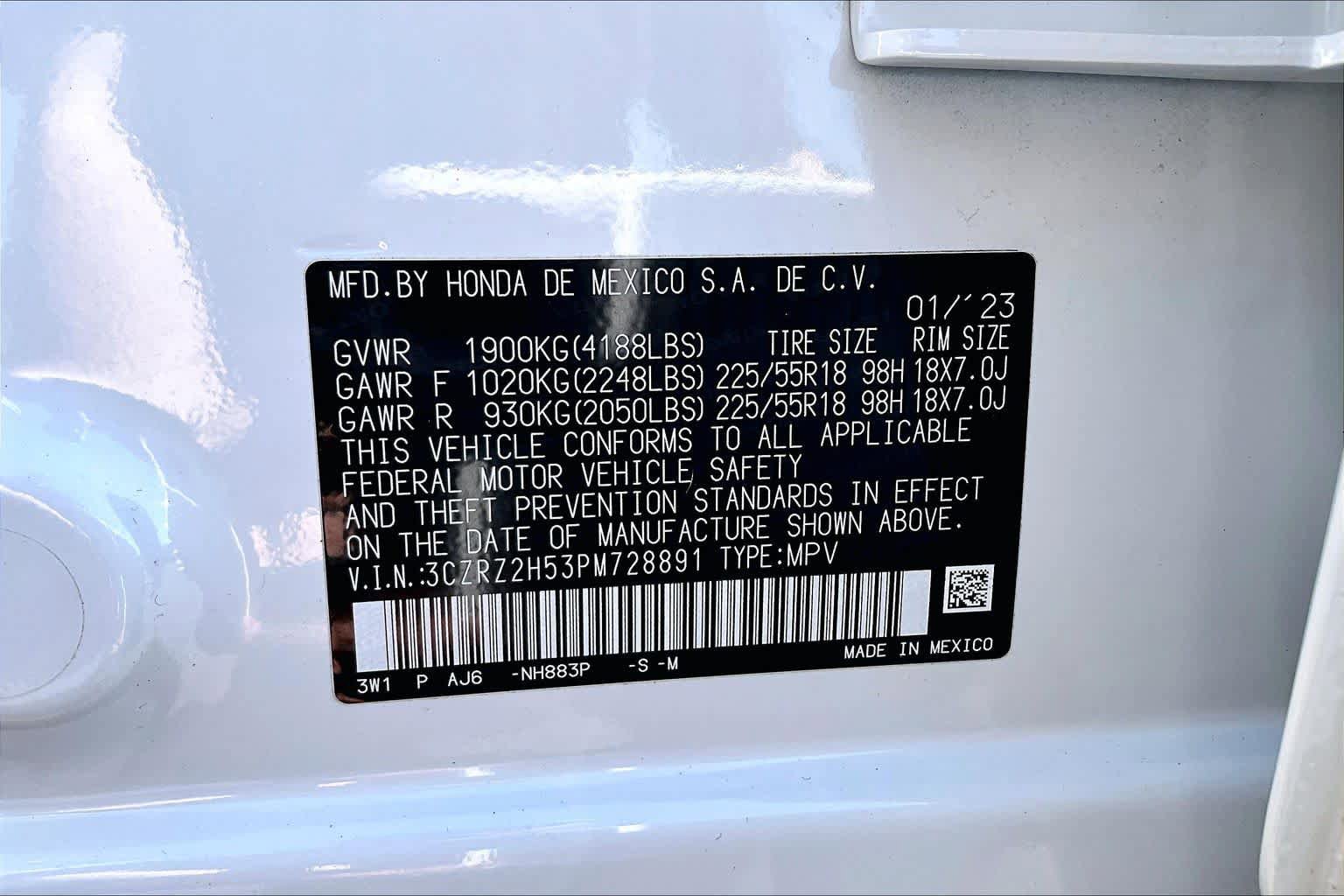 Used 2023 Honda HR-V Sport image 34