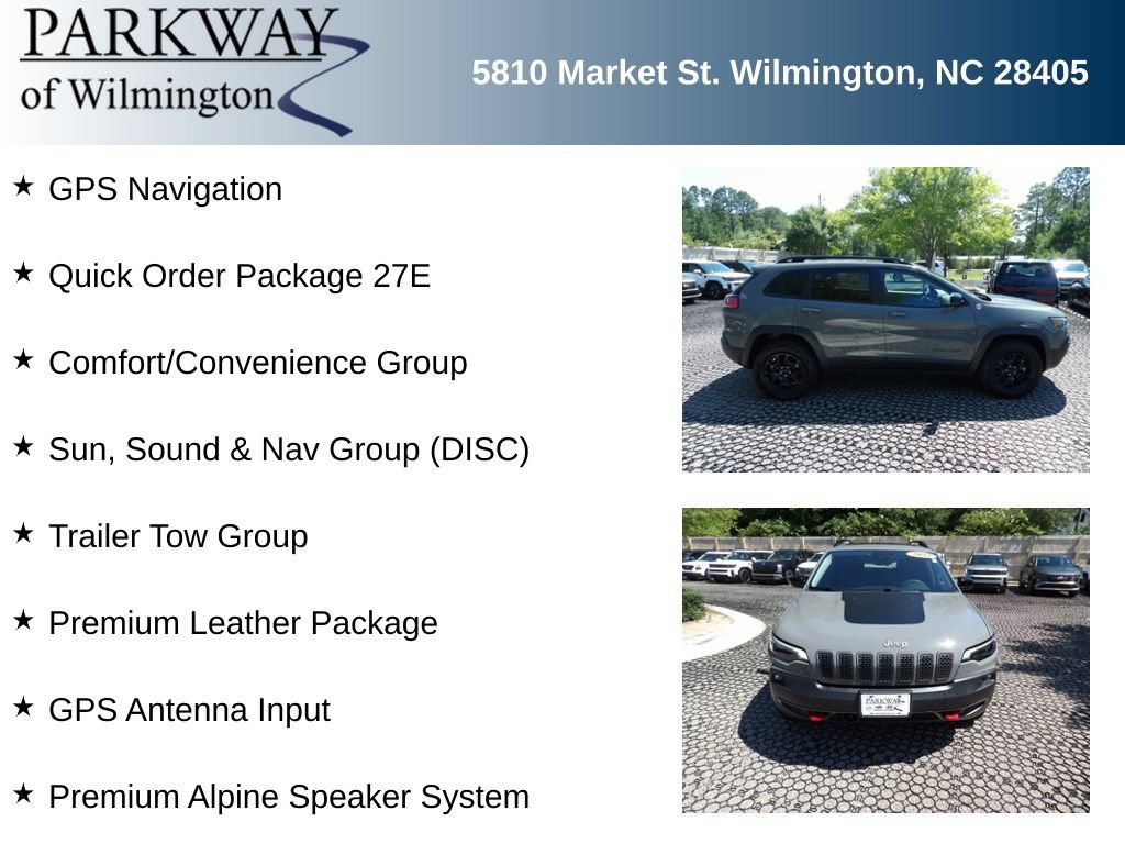 Used 2022 Jeep Cherokee Trailhawk w/ Sun, Sound & Nav Group AWD/4WD image 5