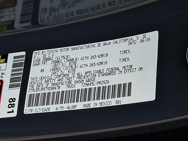 New 2026 Toyota Tacoma TRD Sport AWD/4WD image 19