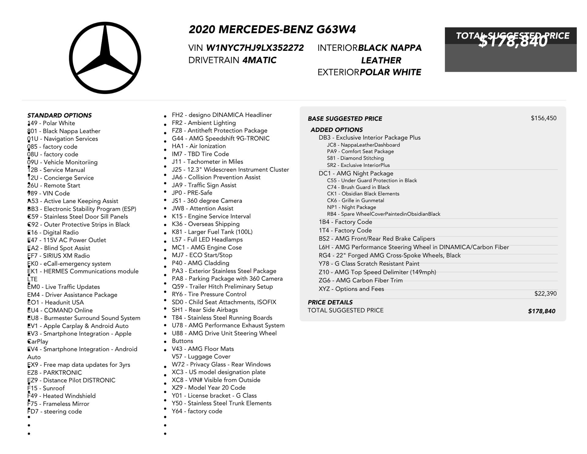 Used 2020 Mercedes-Benz G 63 AMG 4MATIC image 91