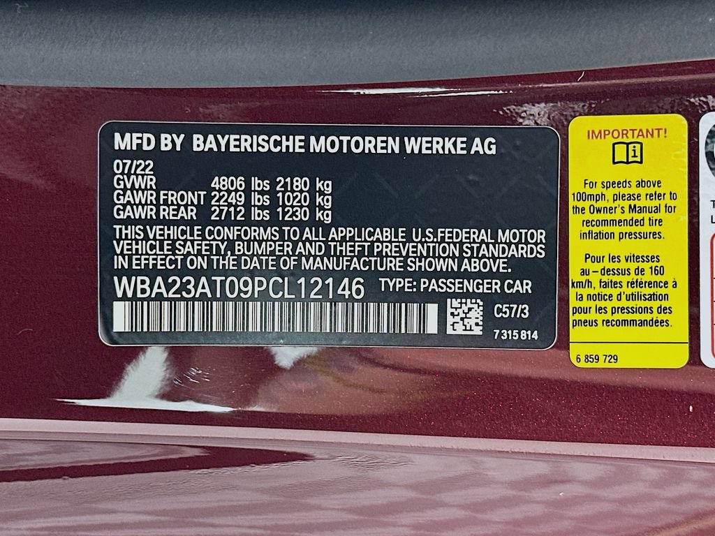 Used 2023 BMW 430i Convertible w/ Premium Package RWD image 32