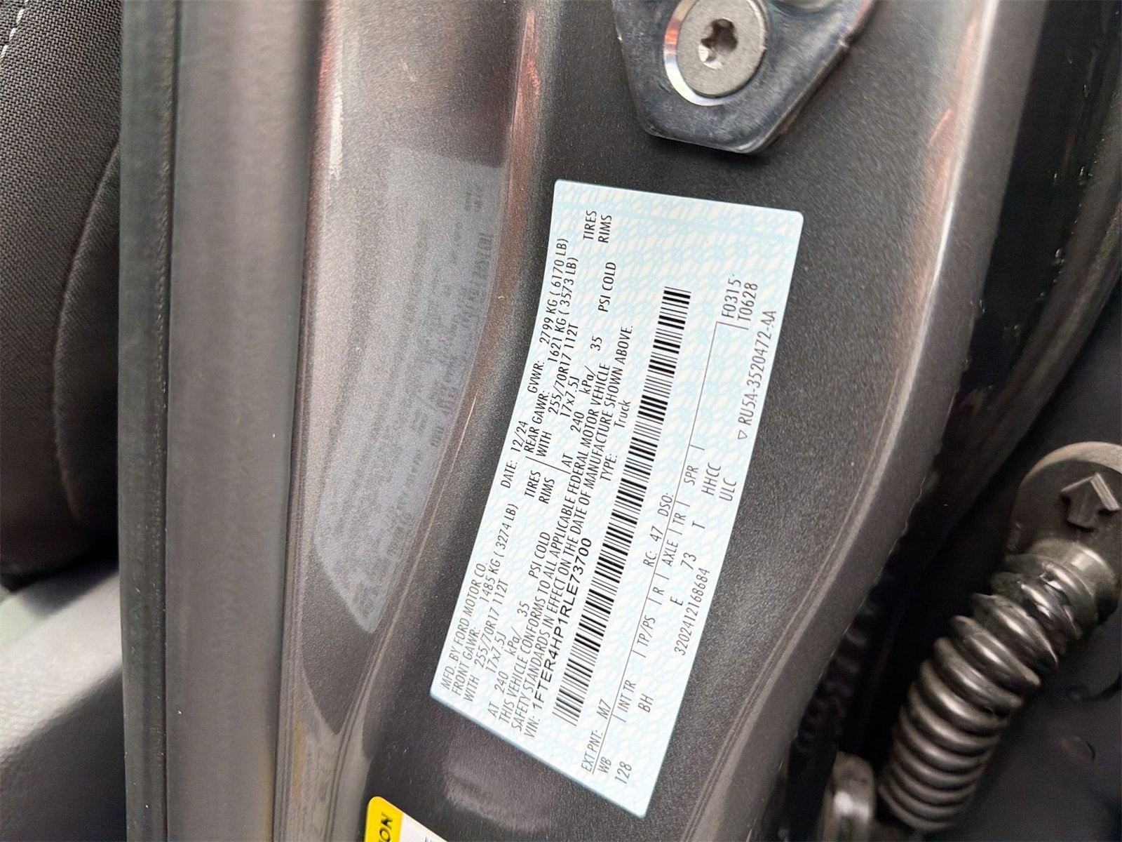 Used 2024 Ford Ranger XLT w/ Equipment Group 301A High image 27