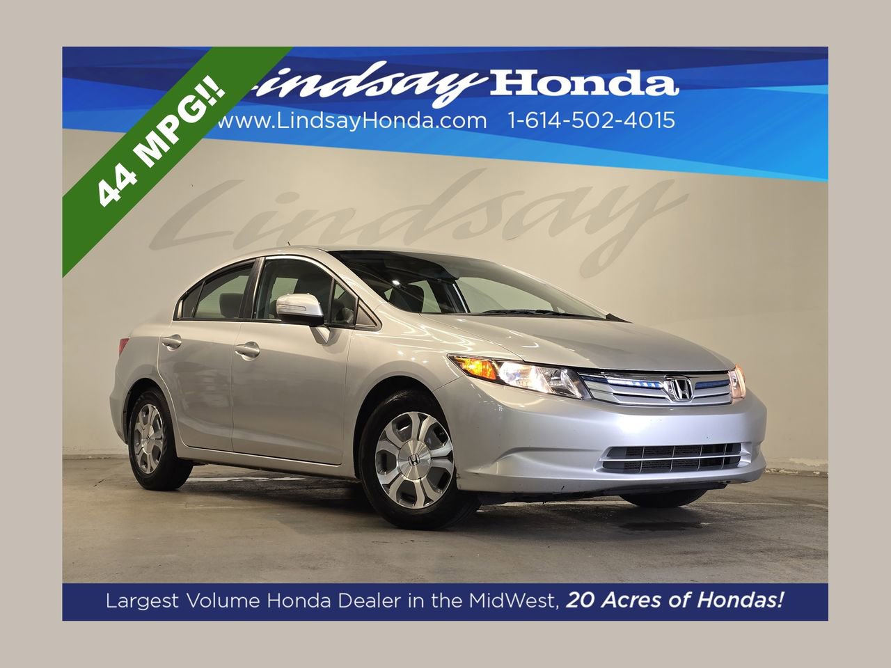 Used 2012 Honda Civic Hybrid Sedan image 1