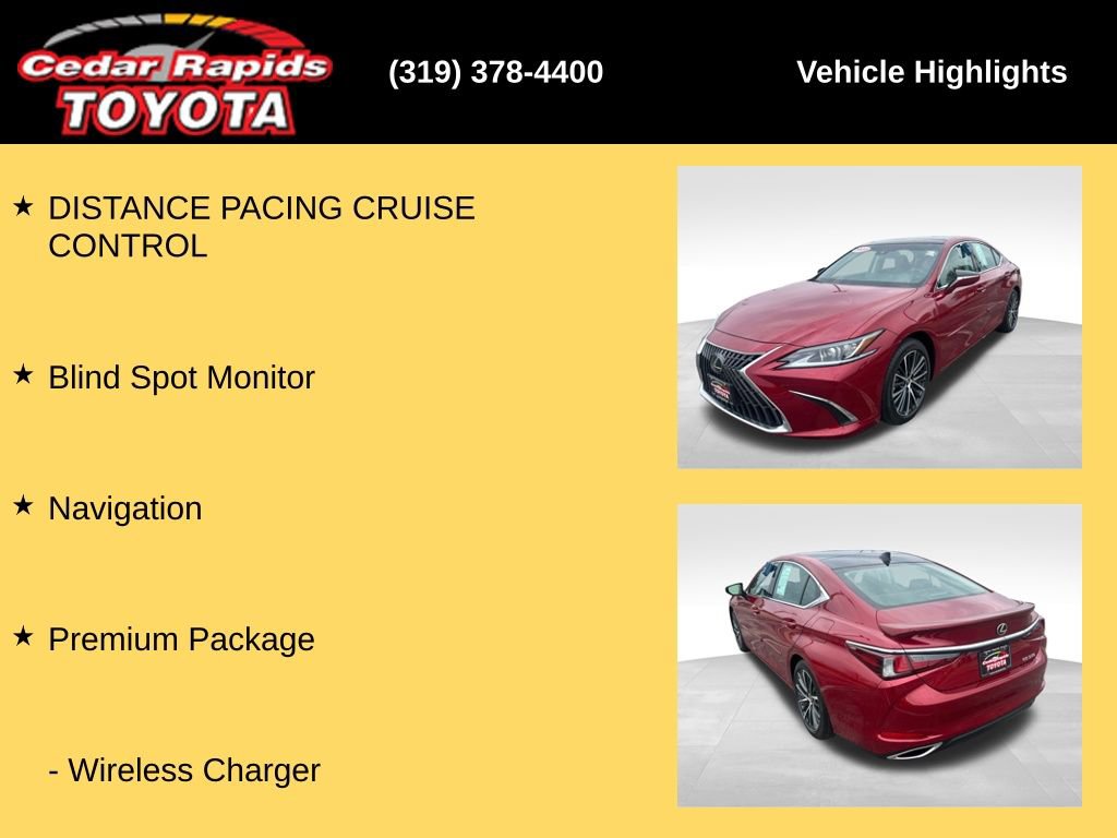 Used 2023 Lexus ES 350 w/ Premium Package FWD image 29