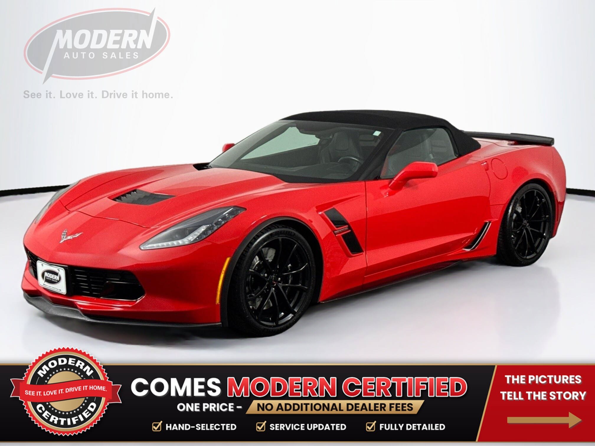 Used 2017 Chevrolet Corvette Grand Sport w/ Battery Protection Package RWD image 1