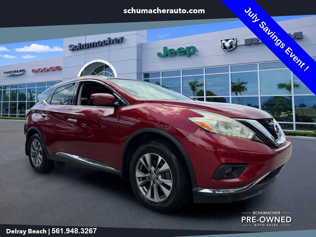 Used 2016 Nissan Murano SL w/ SL Technology Package FWD image 1