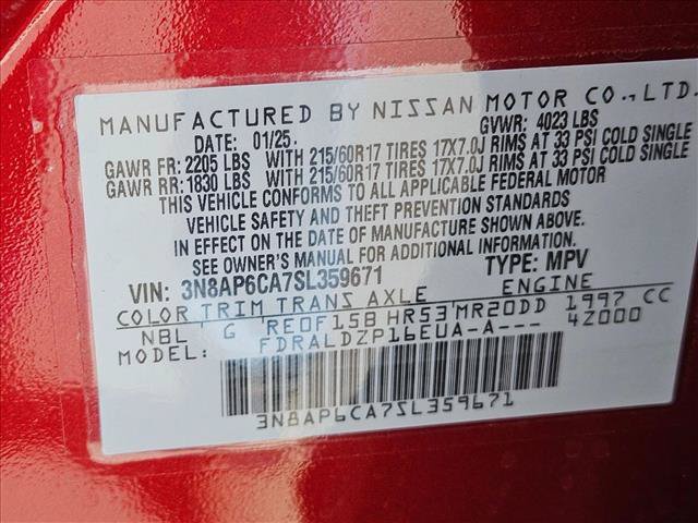 Certified 2025 Nissan Kicks SV FWD image 26