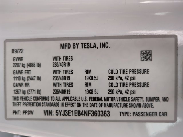 Used 2022 Tesla Model 3 Long Range image 25