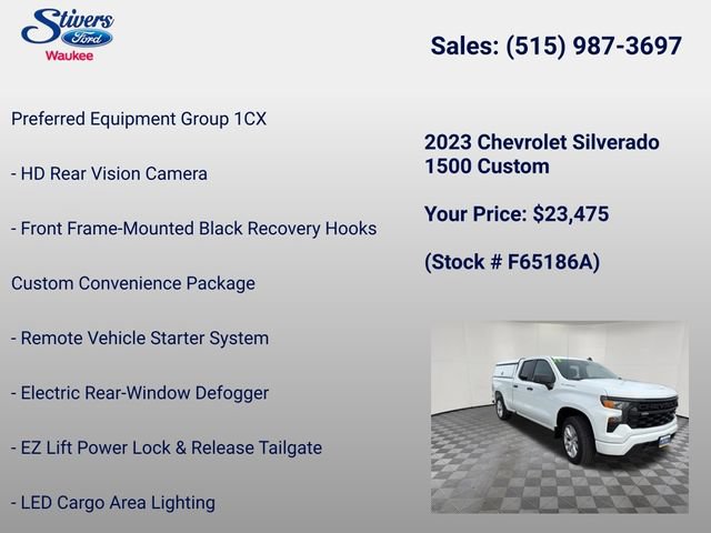 Used 2023 Chevrolet Silverado 1500 Custom AWD/4WD image 28