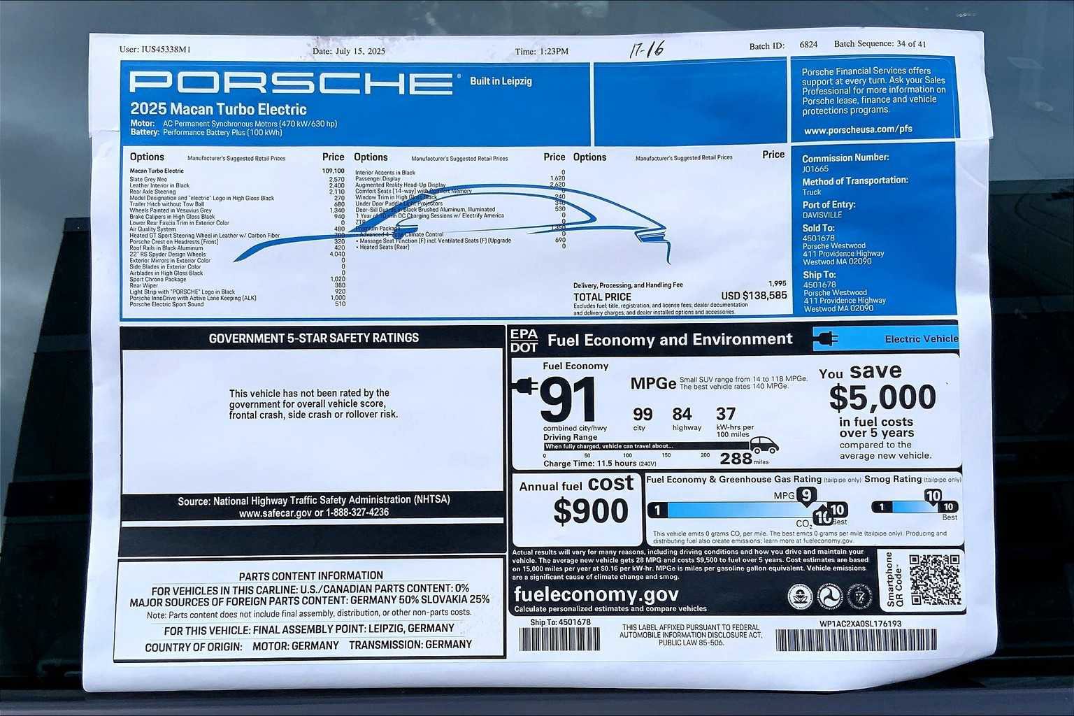 New 2025 Porsche Macan Turbo Electric image 24