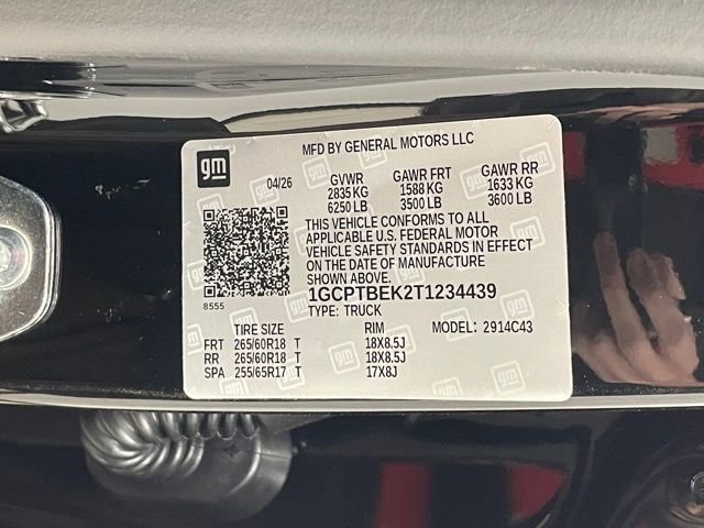 New 2026 Chevrolet Colorado W/T AWD/4WD image 24