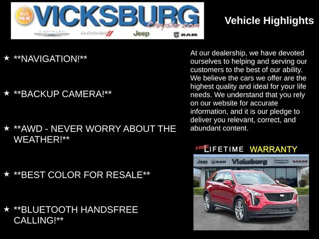 Used 2023 Cadillac XT4 Sport w/ Cold Weather Package AWD/4WD image 7