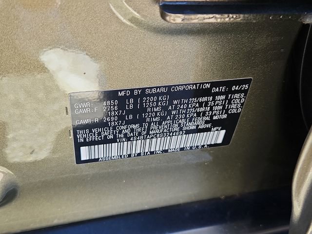 Certified 2025 Subaru Outback Touring AWD/4WD image 28