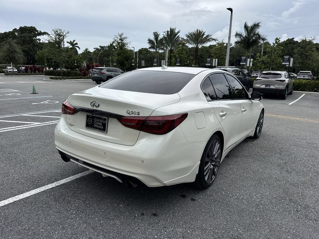 Used 2023 INFINITI Q50 Red Sport 400 RWD image 3