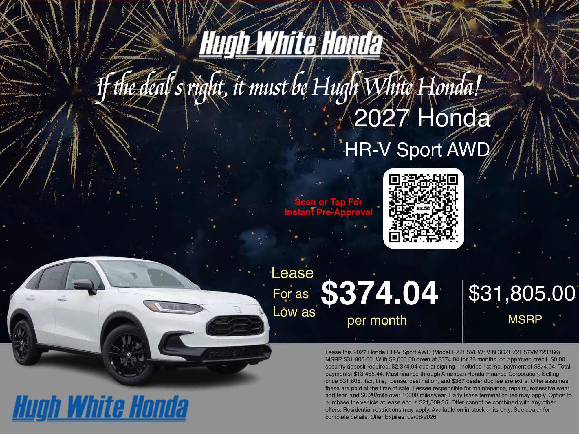 New 2027 Honda HR-V Sport image 3