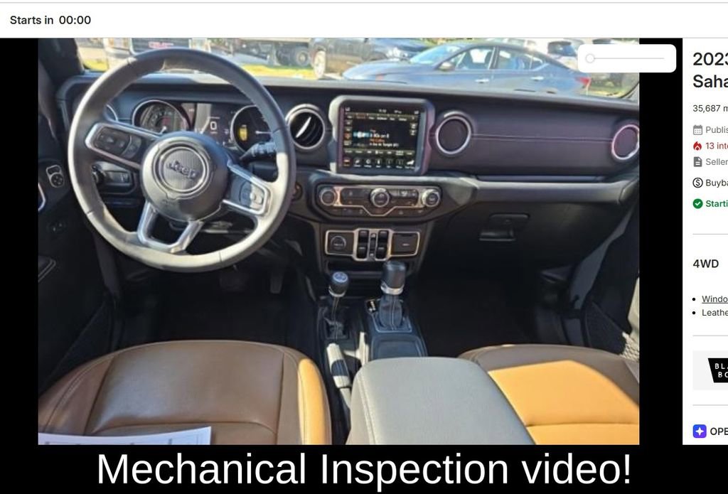 Used 2023 Jeep Wrangler Unlimited Sahara AWD/4WD image 2