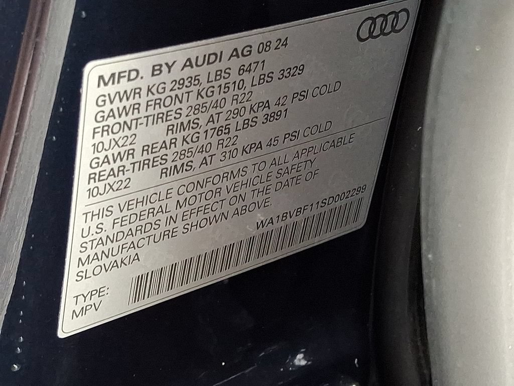 Certified 2025 Audi Q8 Premium Plus w/ Premium Plus Package AWD/4WD image 27
