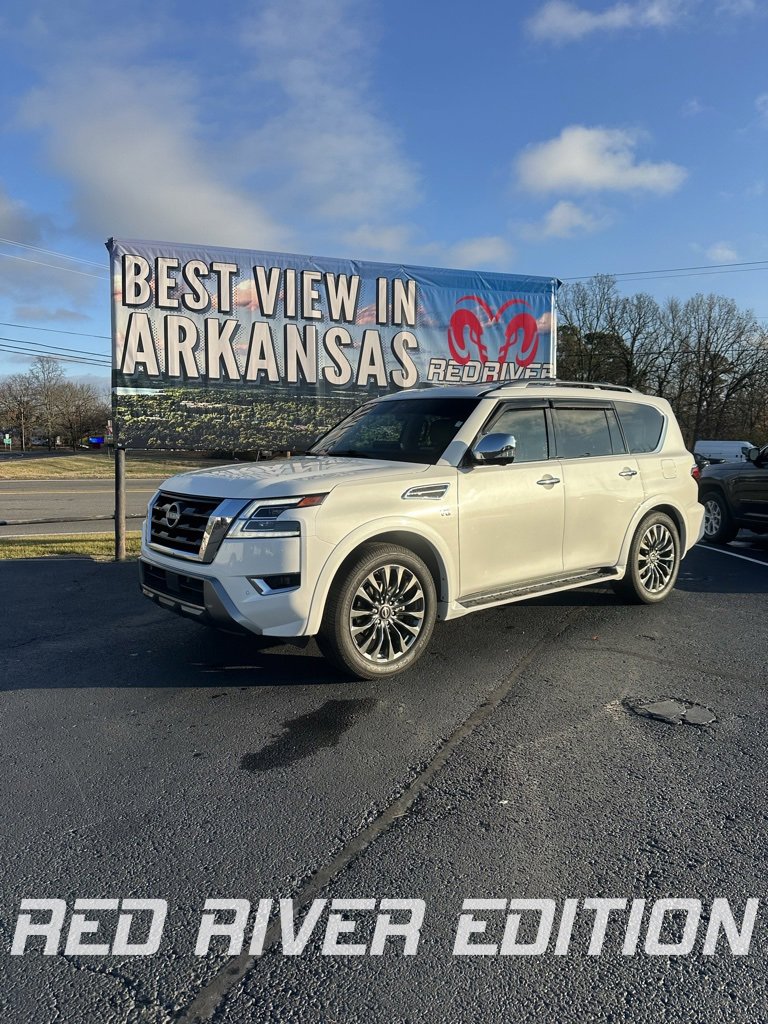 Used 2022 Nissan Armada Platinum w/ Captain's Chairs Package image 1