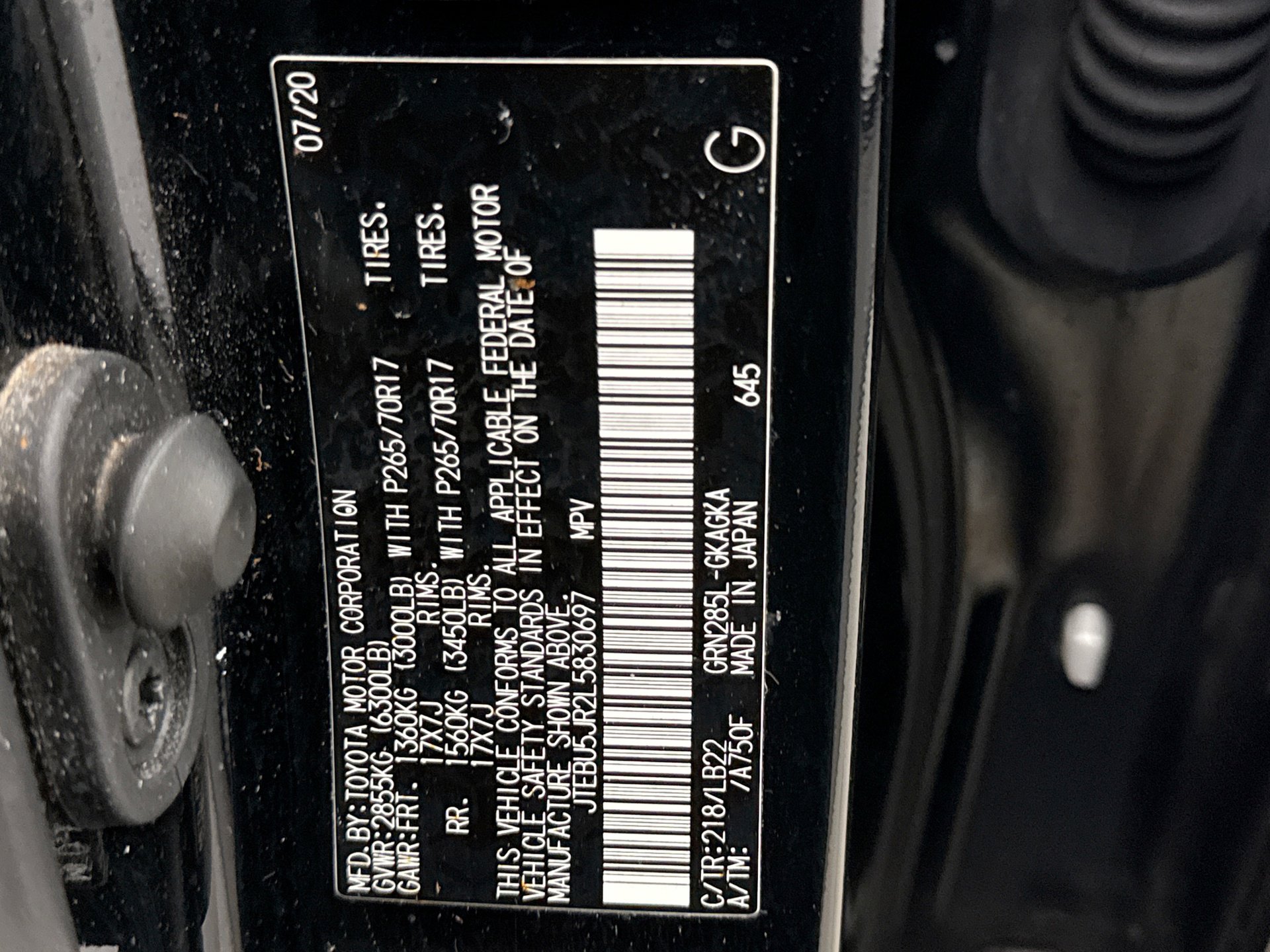 Used 2020 Toyota 4Runner SR5 Premium w/ Moonroof Package image 25