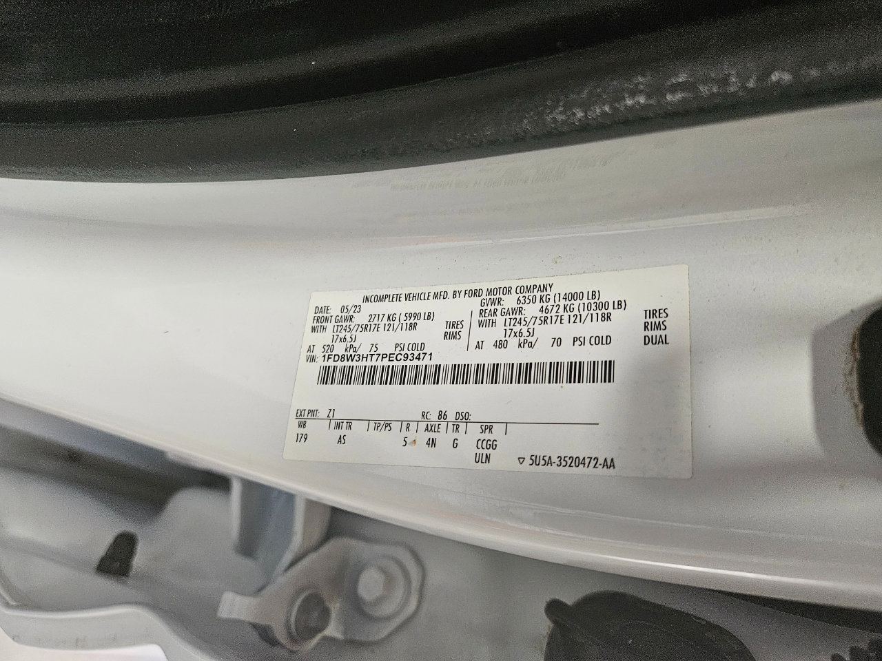 Used 2023 Ford F350 XL w/ Snow Plow Prep Package image 14