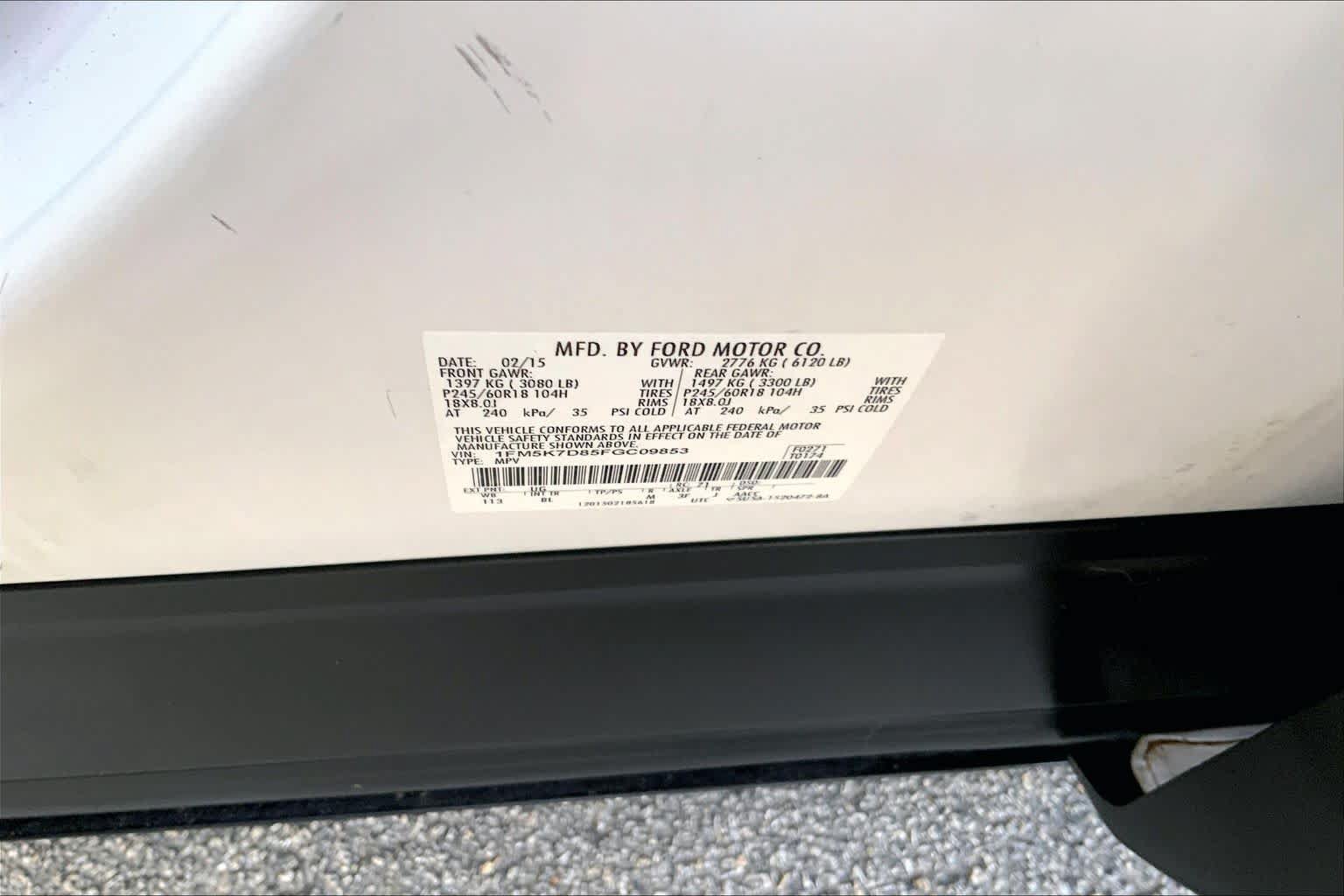 Used 2015 Ford Explorer XLT w/ Equipment Group 202B FWD image 34