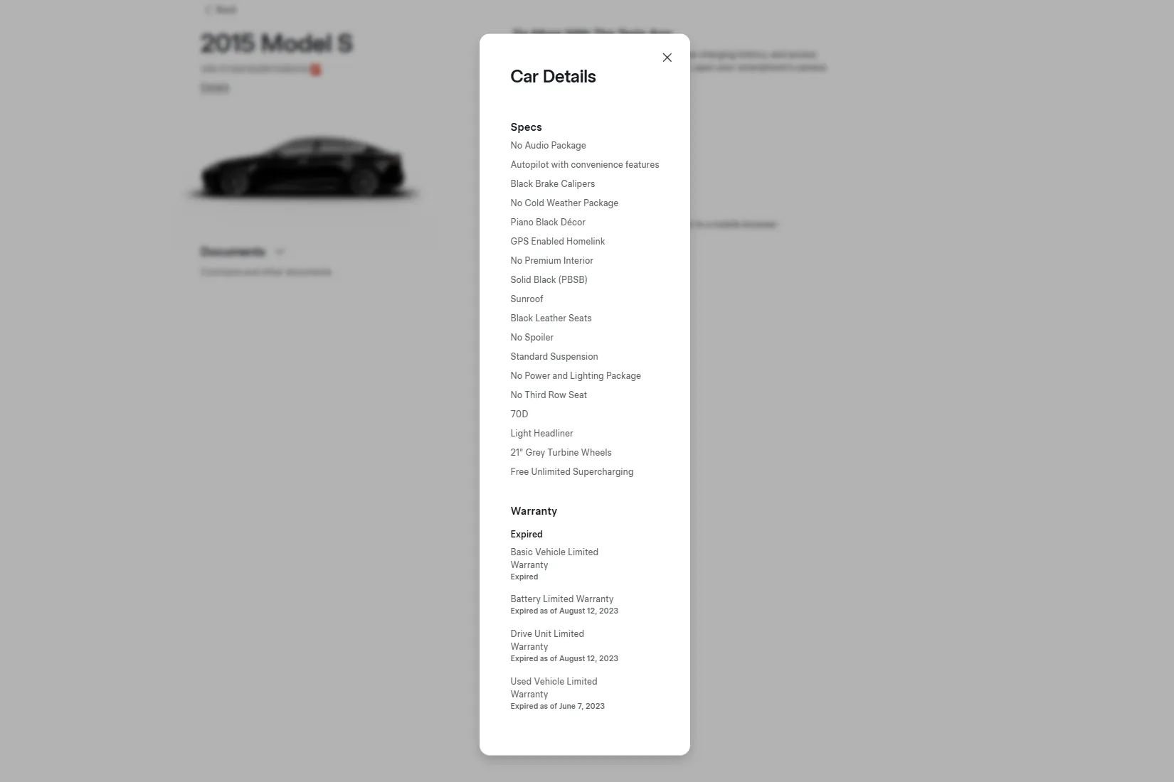 Used 2015 Tesla Model S 70D AWD/4WD image 4